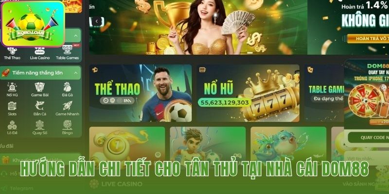 Các bước tham gia đơn giản cho người chơi mới tại Dom88