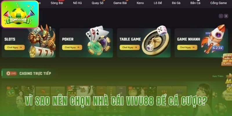 Lý giải sức hút của ViVu88 qua các ưu điểm vượt trội